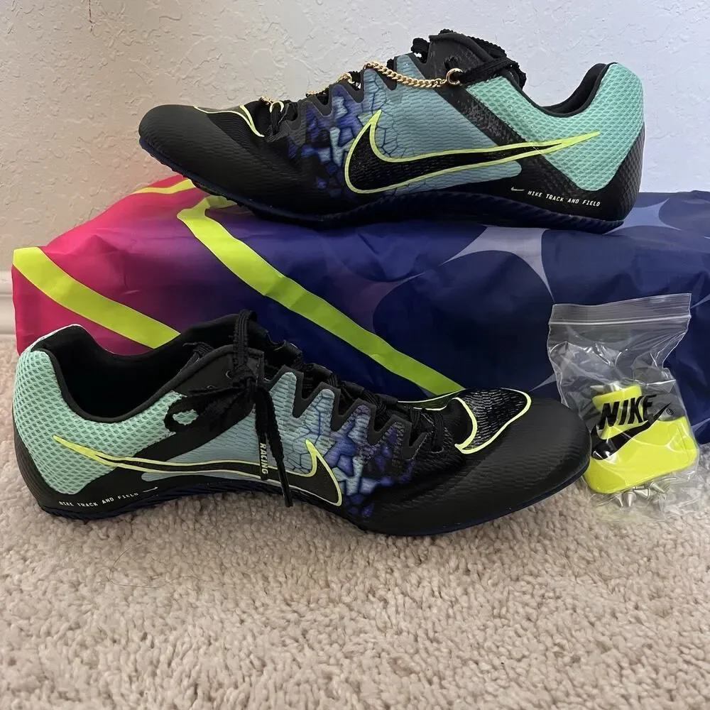 Nike Zoom Rival Sprint Track Men Size 10.5 Glam Emerald Sapphire IM9132-300 New